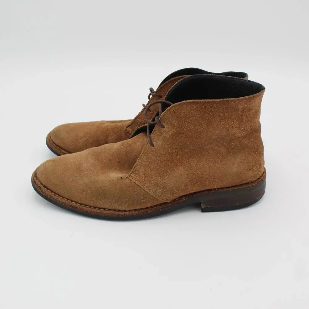 Thursday Boot Company Mens 10 Tan Suede Chukka Scout Leather Casual Preppy Lace